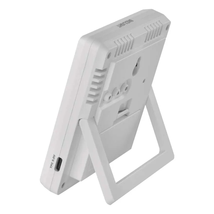 Estación meteorológica 5V, 2x AAA + 2x AAA, negra