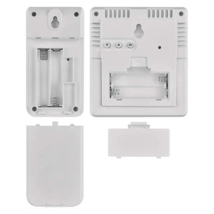 Estación meteorológica 5V, 2x AAA + 2x AAA, negra