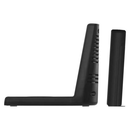 Estación meteorológica con carga inalámbrica 5V, 2x AA + 2x AAA, negra