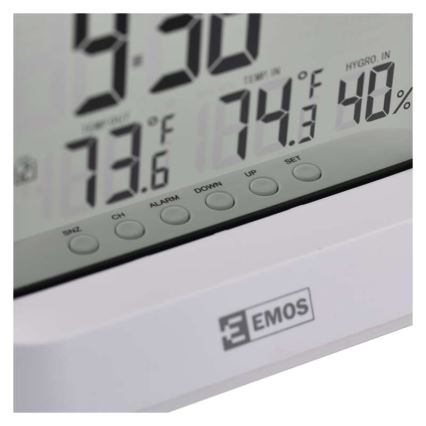 Estación meteorológica con display LCD 2xAAA