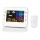 Estacion meteorologica con pantalla LCD a color 230V/3xAAA + 2xAA blanco