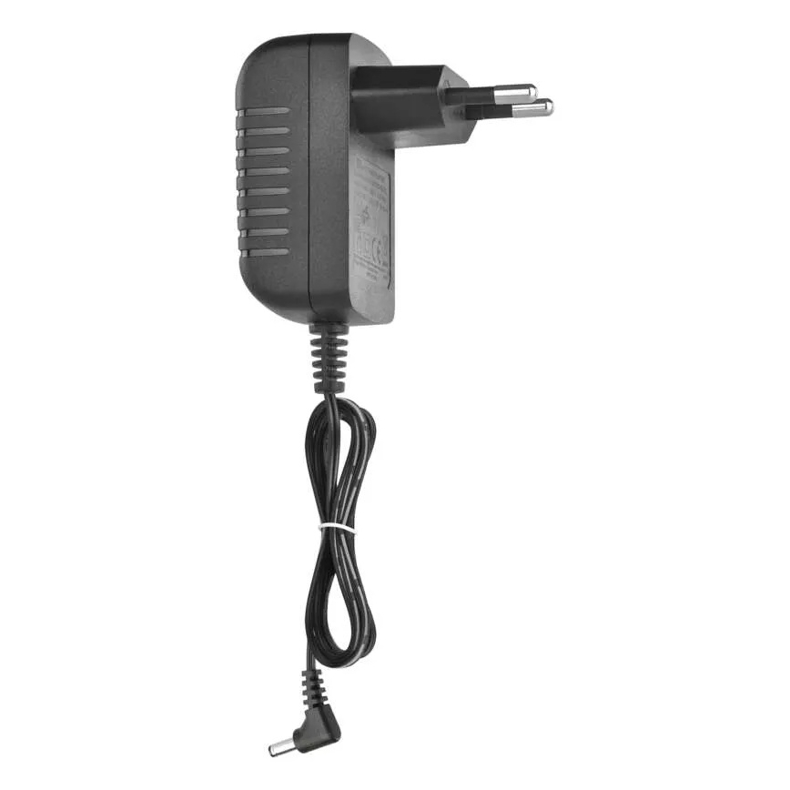 Estación meteorológica con pantalla LCD a color y despertador, 5V, 3xAAA + 2xAA, negra