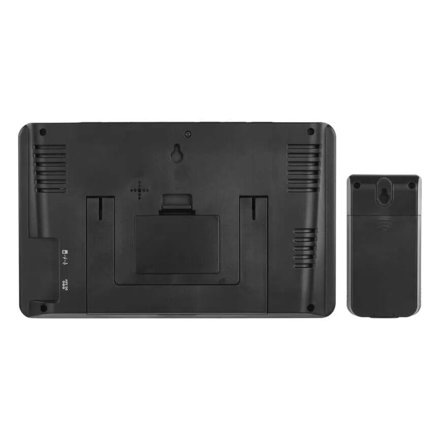 Estacion meteorologica con pantalla LCD GoSmart 230V/3xAAA + 2×AAA Wi-Fi Tuya negro