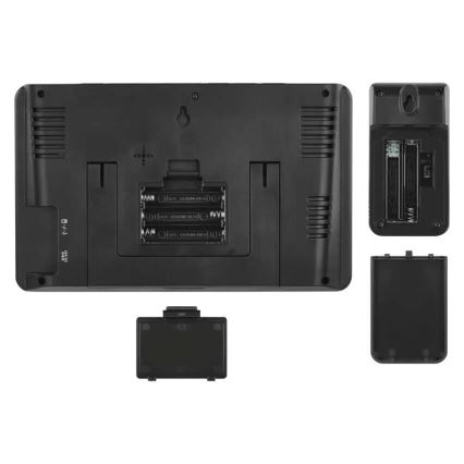 Estacion meteorologica con pantalla LCD GoSmart 230V/3xAAA + 2×AAA Wi-Fi Tuya negro