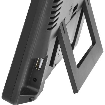 Estacion meteorologica con pantalla LCD GoSmart 230V/3xAAA + 2×AAA Wi-Fi Tuya negro
