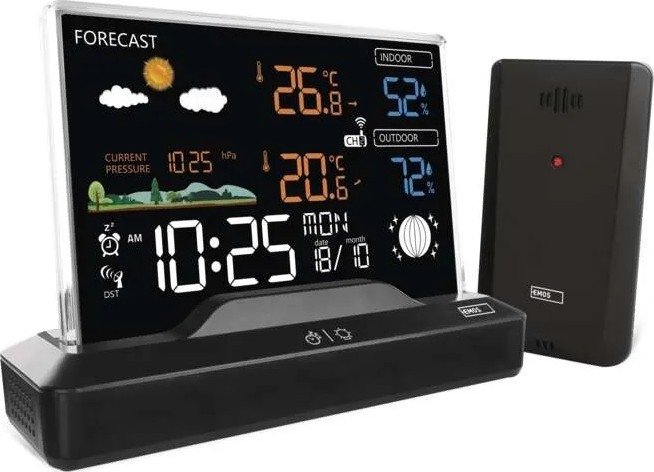 Estación meteorológica inalámbrica 5V/2xAAA + 2xAAA
