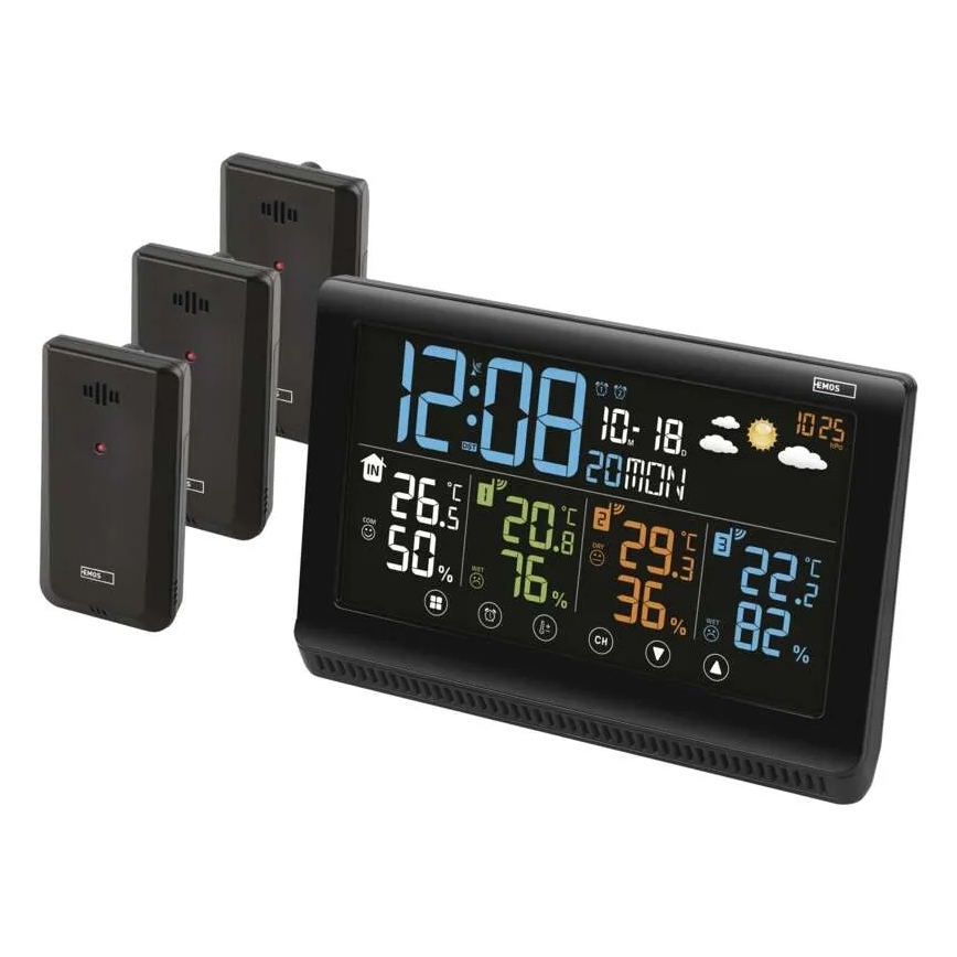 Estación meteorológica inalámbrica 5V/3xAAA + 2xAAA