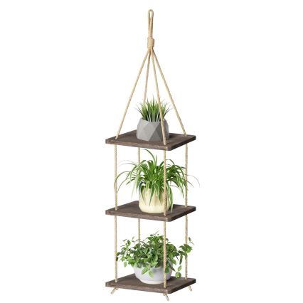 Estante colgante 90x25 cm abeto