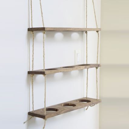 Estante colgante para macetas 60 cm abeto