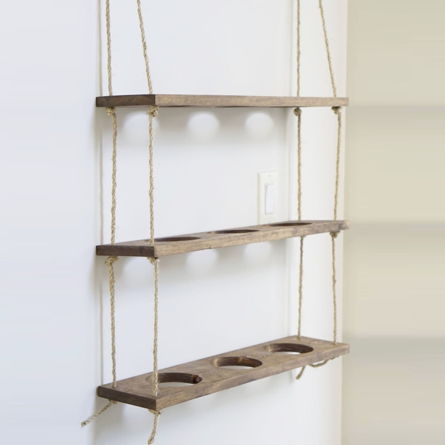 Estante colgante para macetas 60 cm abeto