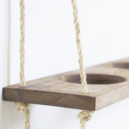 Estante colgante para macetas 60 cm abeto