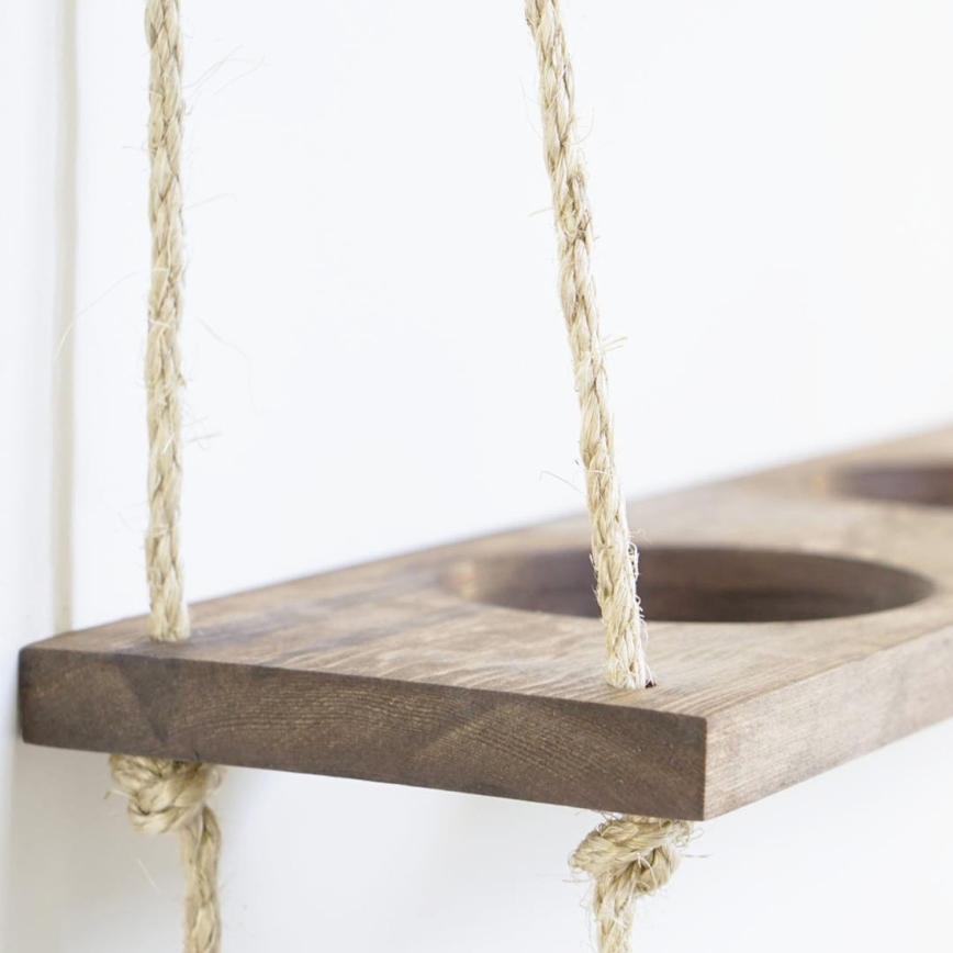 Estante colgante para macetas 60 cm abeto