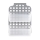 Estante de ducha colgante de dos niveles 12x35,5 cm gris/blanco