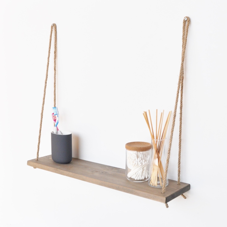 Estante de pared 13x60 cm abeto