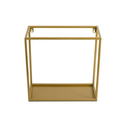 Estante de pared 35x35 cm dorado