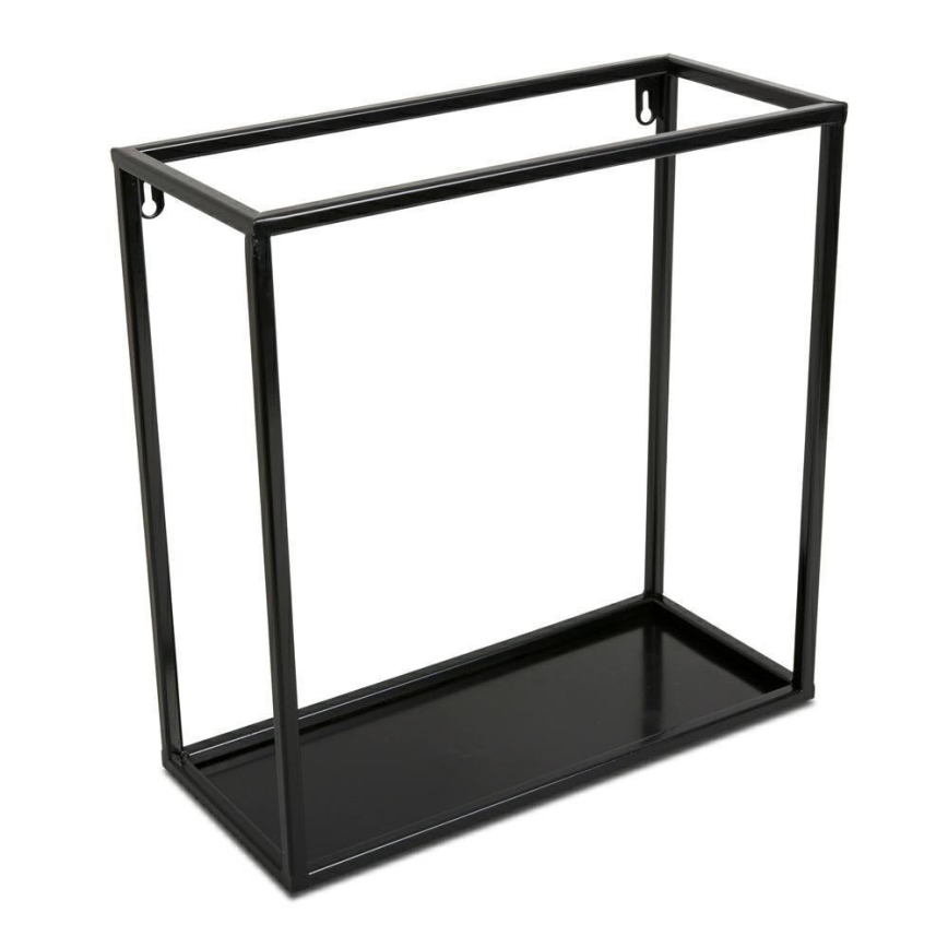 Estante de pared 35x35 cm negro