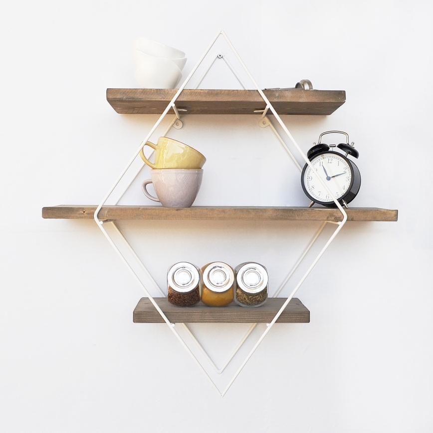 Estante de pared 42x62 cm abeto