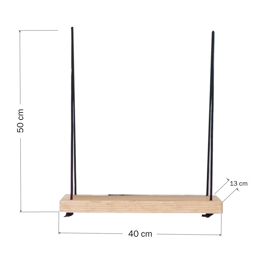 Estante de pared 50x40 cm abeto