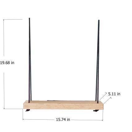 Estante de pared 50x40 cm abeto