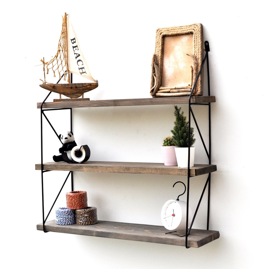 Estante de pared 60x55 cm abeto