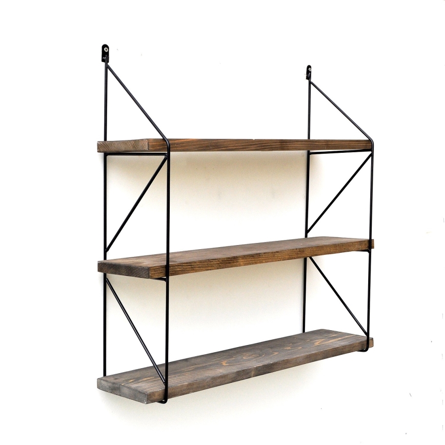 Estante de pared 60x55 cm abeto