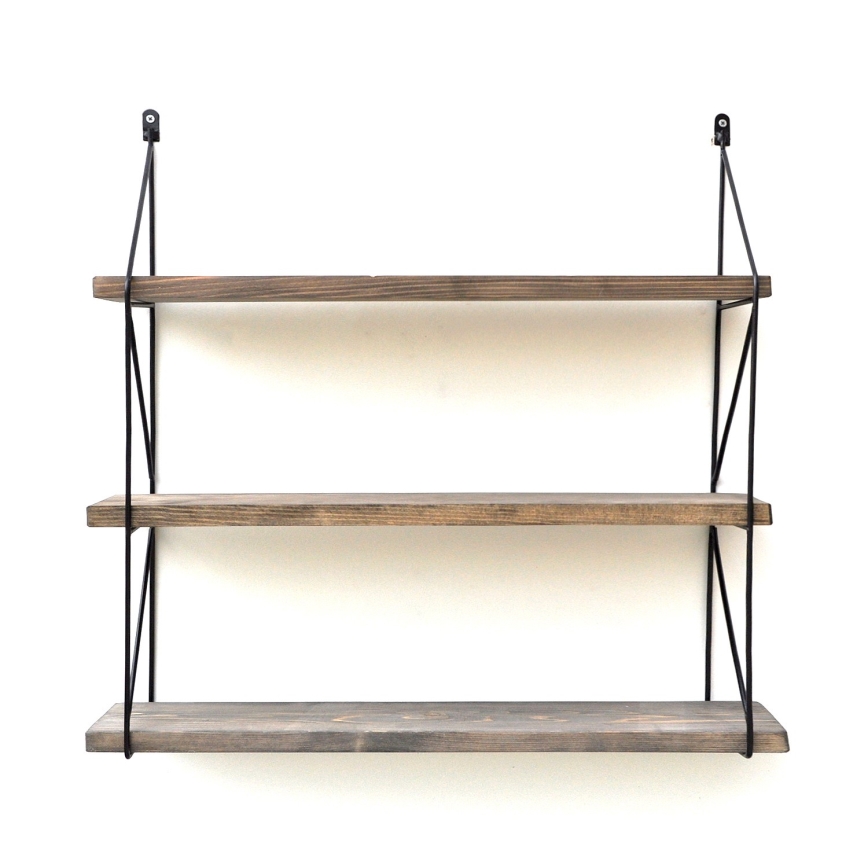 Estante de pared 60x55 cm abeto