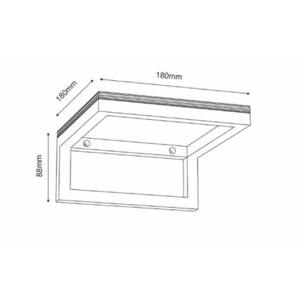 Estante de pared 9x18 cm