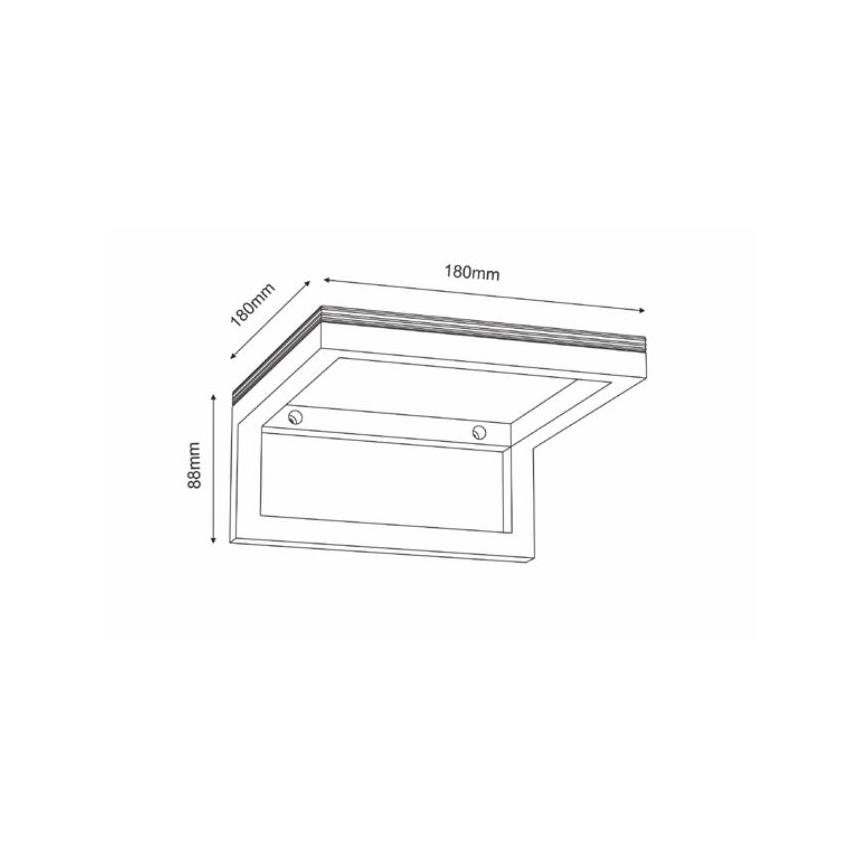 Estante de pared 9x18 cm