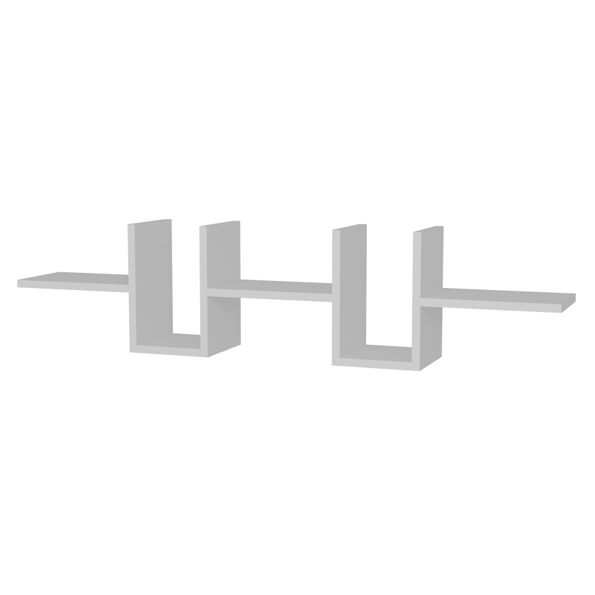 Estante de pared ALONZA 20x130 cm blanco