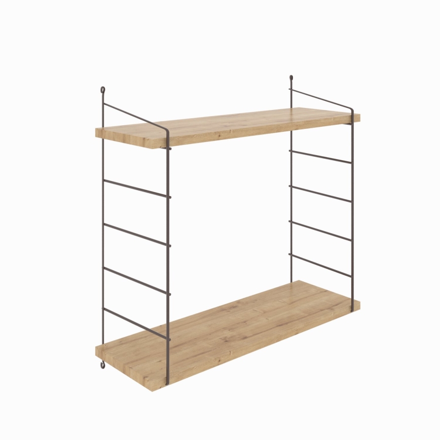 Estante de pared ARMONI 58x72 cm beige/marrón