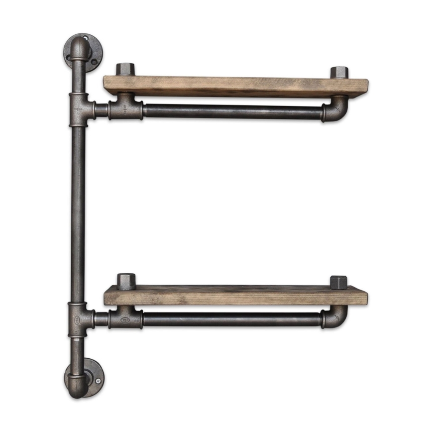 Estante de pared BORURAF 47x60 cm marrón
