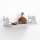 Estante de pared CICEK 25x72 cm blanco