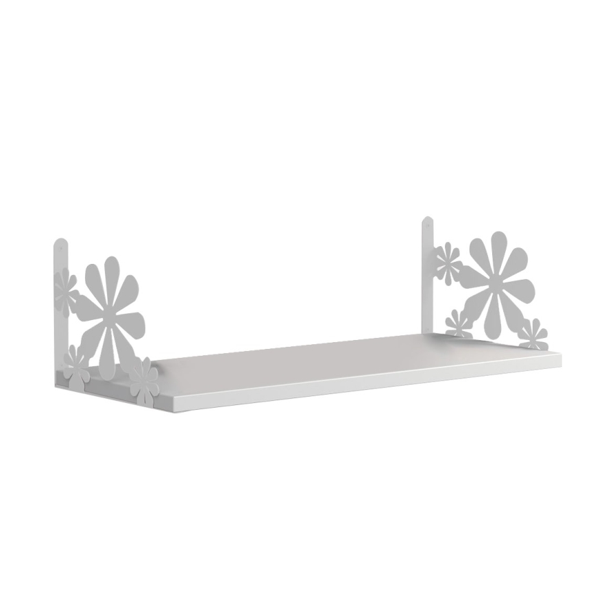 Estante de pared CICEK 25x72 cm blanco