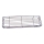Estante de pared de ducha 12x40 cm cromo brillante
