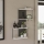 Estante de pared DESTAN 96x65 cm blanco/antracita