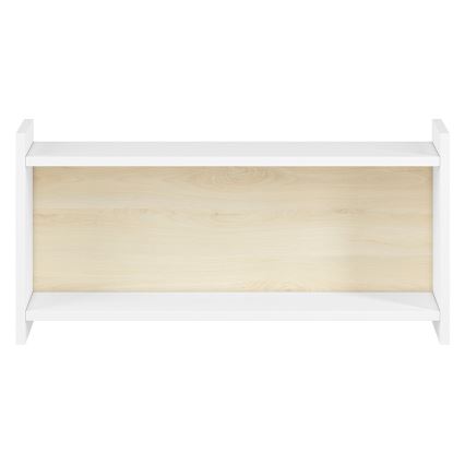 Estante de pared infantil BUBO 35x72 cm blanco/roble claro