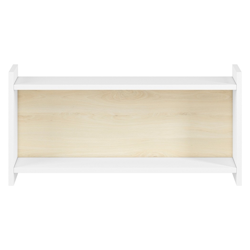Estante de pared infantil BUBO 35x72 cm blanco/roble claro
