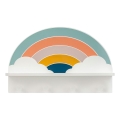 Estante de pared infantil con ganchos Arco iris/colorido