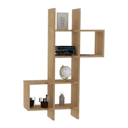 Estante de pared KENO 125x79 cm marrón