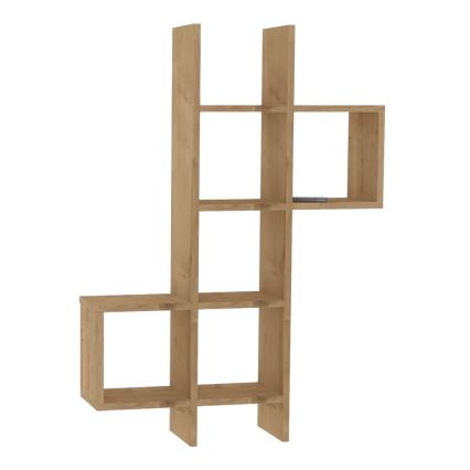 Estante de pared KENO 125x79 cm marrón