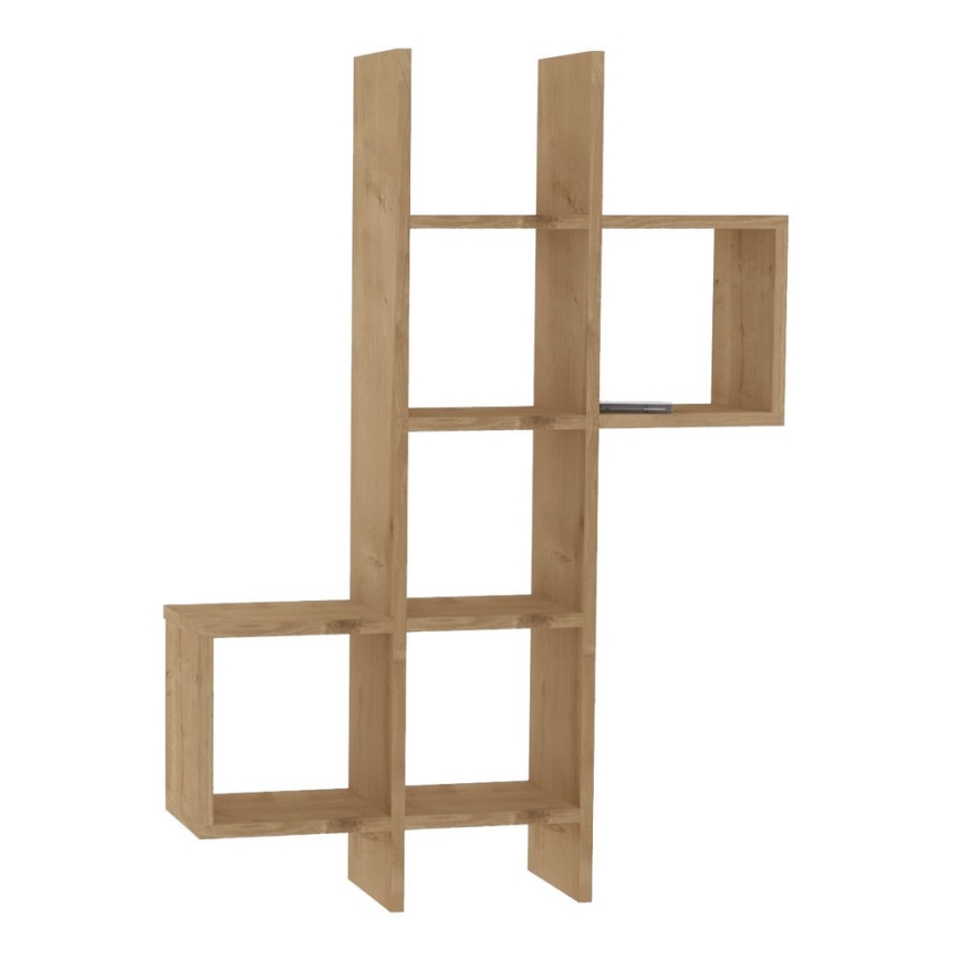 Estante de pared KENO 125x79 cm marrón