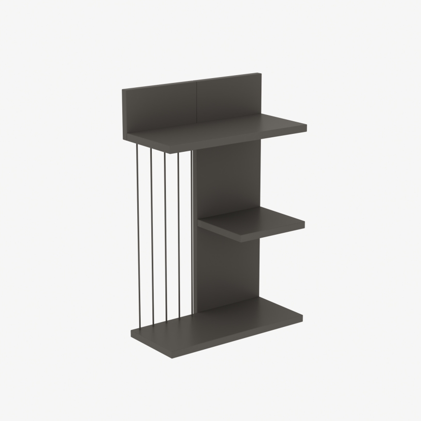 Estante de pared KINIK 60x40 cm antracita