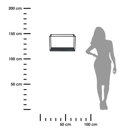 Estante de pared LOFT 30x50 cm