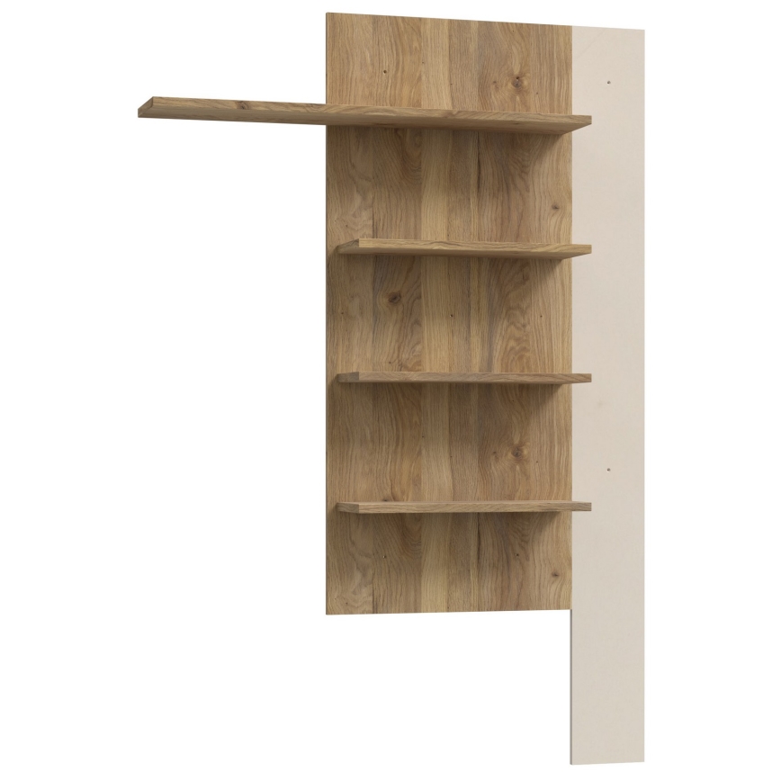 Estante de pared MORO roble/beige