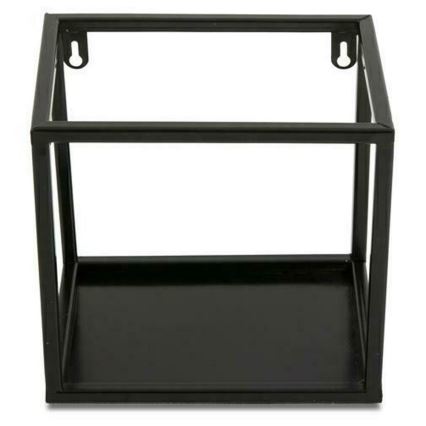 Estante de pared 20x20 cm negra