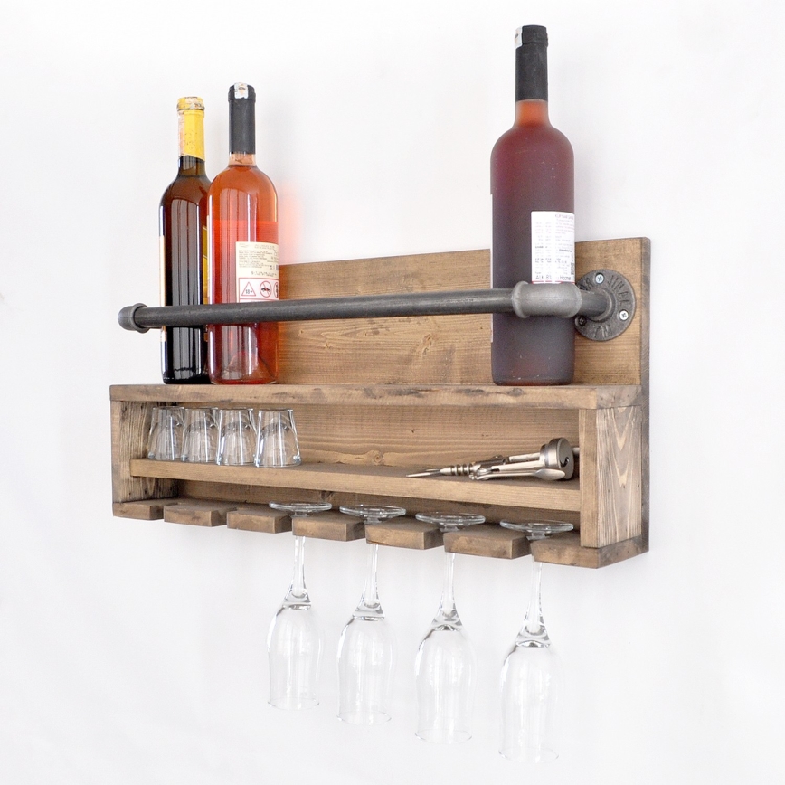 Estante de pared para cocina BORU 28x60 cm abeto/pino