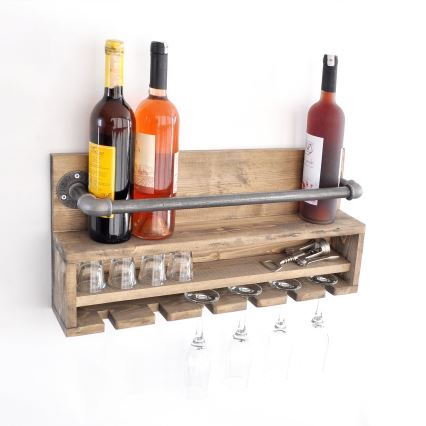 Estante de pared para cocina BORU 28x60 cm abeto/pino
