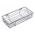 Estante de pared para ducha 12x25 cm cromo brillante