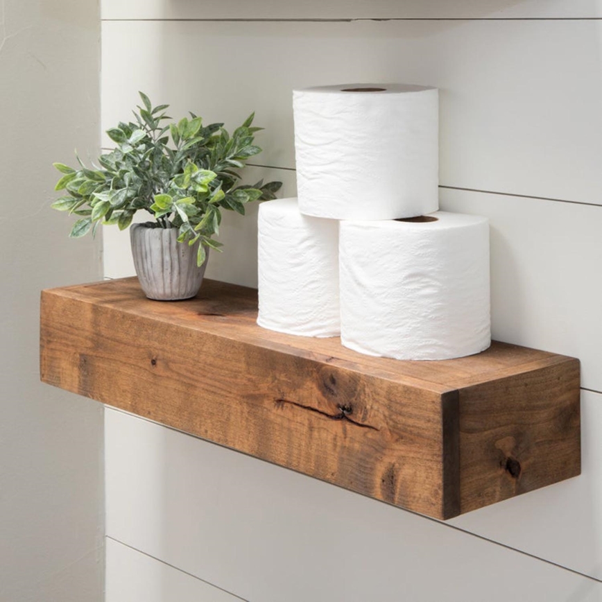 Estante de pared RAF 9x60 cm abeto