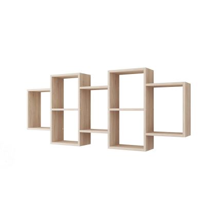 Estante de pared TRIO 65x161 cm roble sonoma